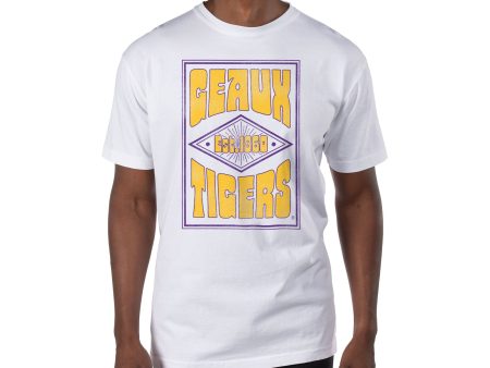 USCAPE LSU Poster Short Sleeve Tee, White Online now