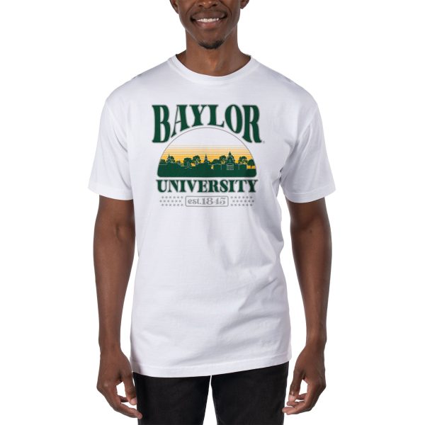 USCAPE Baylor University Stars Short Sleeve Tee, White Supply