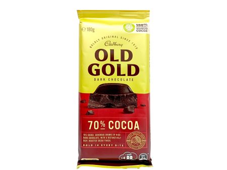 Cadbury Old Gold 70% Cocoa Dark Chocolate Bar 180g Online