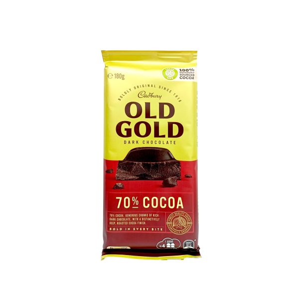 Cadbury Old Gold 70% Cocoa Dark Chocolate Bar 180g Online