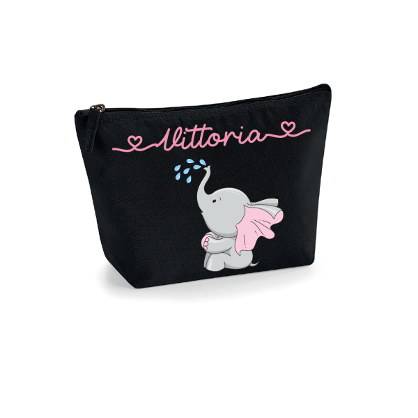 Pochette in cotone organico personalizzabile Elefantina gocce Hot on Sale