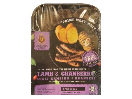 Victoria Crest Lamb & Cranberry Sausage 400g Discount