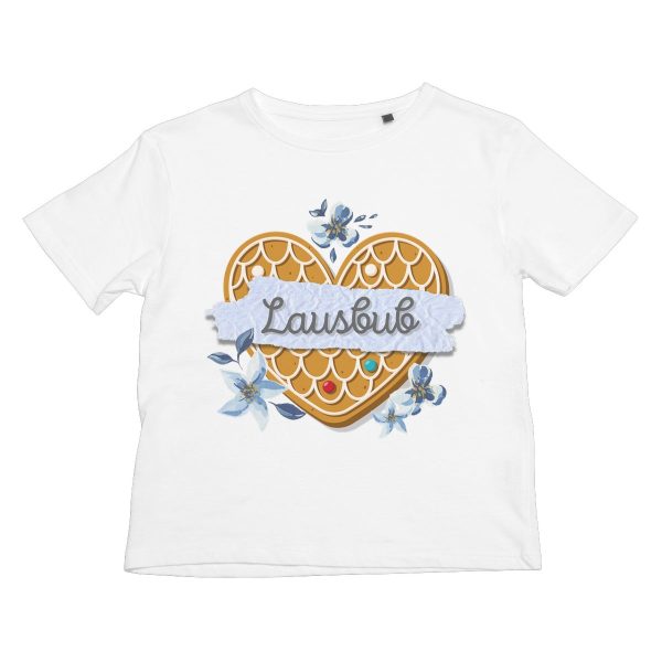 Boy s Bavarian Graphic T-Shirt  Lausbub  gingerbread heart & floral print - 6 colours on Sale