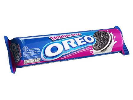 Oreo Double Stuf Vanilla Cream Sandwich Cookies 131.1g For Cheap