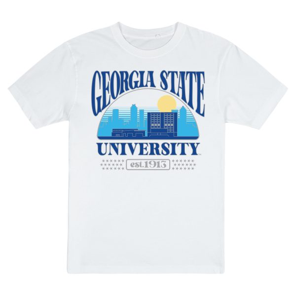 USCAPE Georgia State University Stars Short Sleeve Tee, White Online