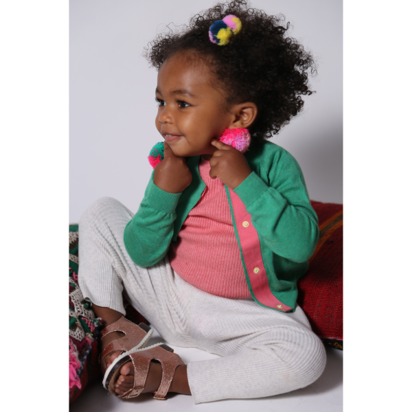 BABY CLASSIC CREW NECK CARDI on Sale