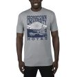 USCAPE Georgetown University Sunburst Renew Short Sleeve Tee, Stormy Grey Supply