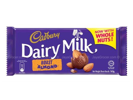 Cadbury Dairy Milk Roast Almond Chocolate Bar 160g For Sale