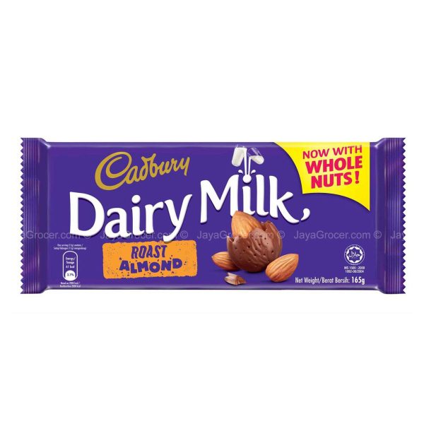 Cadbury Dairy Milk Roast Almond Chocolate Bar 160g For Sale