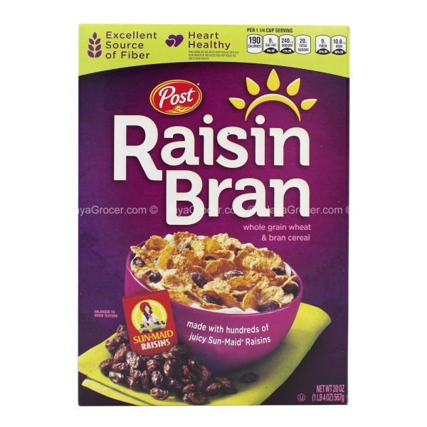 Post Raisin Bran Cereal 567g on Sale