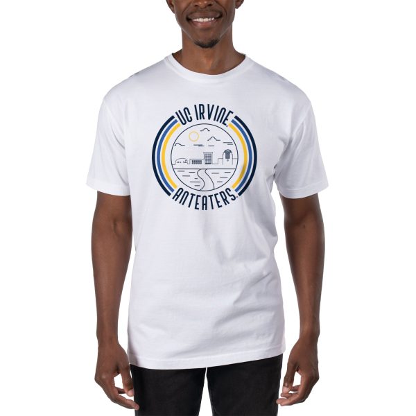 USCAPE UC Irvine  90s Flyer Short Sleeve Tee, White Online Sale