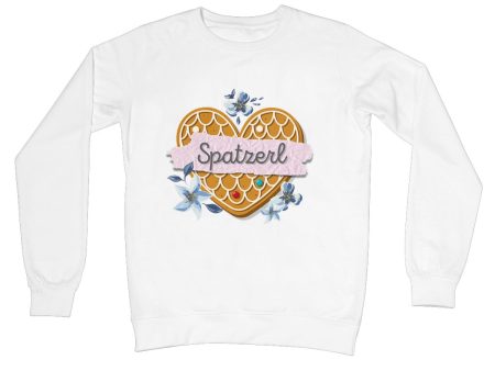 Women s Bavarian Graphic Sweatshirt  Spatzerl  gingerbread heart & floral print - 4 colours Fashion