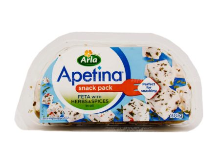 Apetina Feta Cheese in Spices 100g Hot on Sale