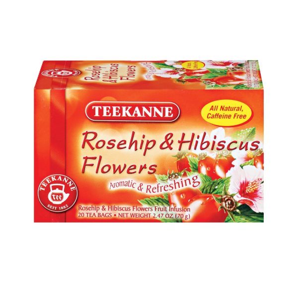 Teekanne Rosehip & Hibiscus Fruit Infusion Tea 70g Hot on Sale