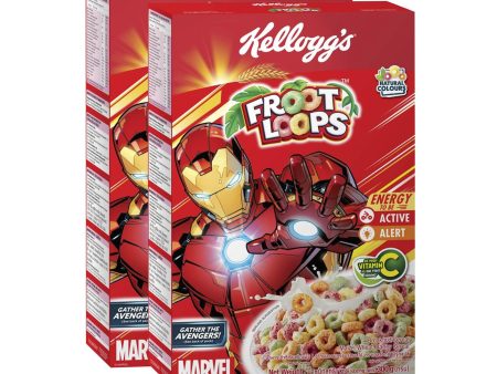 Kellogg s Froot Loops Cereal 300g x 2 For Cheap