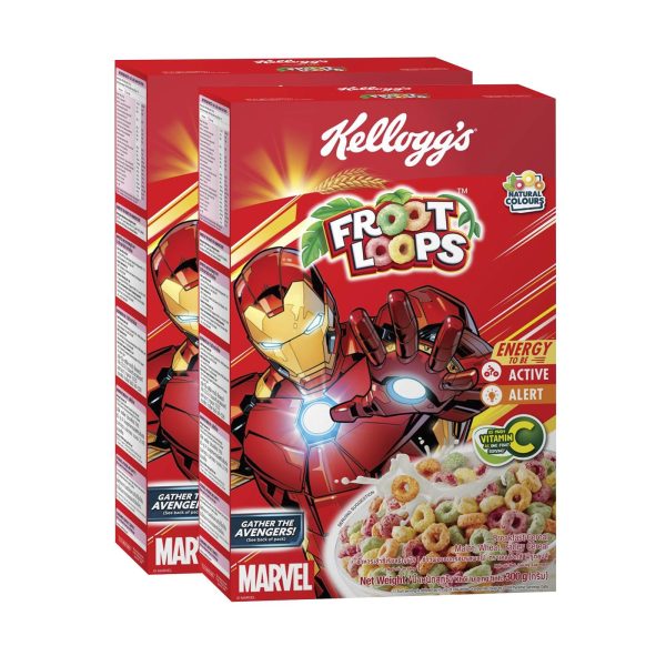 Kellogg s Froot Loops Cereal 300g x 2 For Cheap