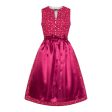 Bavarian Dirndl Dress Judith, 2pcs - Red Online