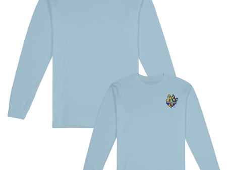 Heart of a Champion X May the Oath Be With You Long Sleeve Tee, Sky Blue Cheap