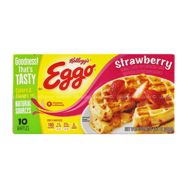 Eggo Waffles Strawberry 349g Online