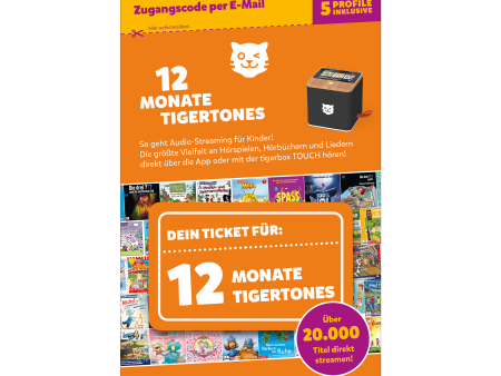 Digitales 12 Monate tigertones Ticket (E-Mail-Versand) Fashion