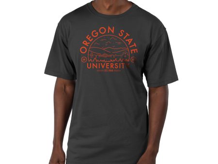 USCAPE Oregon State University Voyager Short Sleeve Tee, Black For Discount