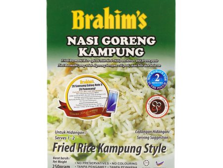 Brahim fried rice kampung style 250g*1 Hot on Sale