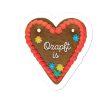 Oktoberfest Retro Sticker  O zapft is , Gingerbread Heart Print, vinyl, 4 sizes For Sale