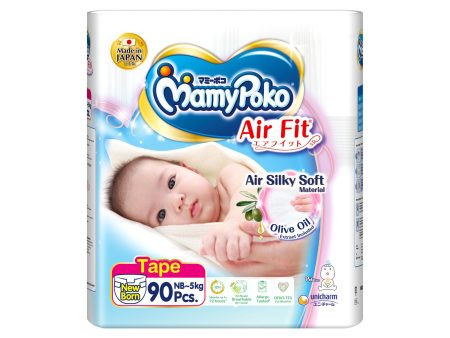 Mamy Poko Open Air Fit Baby Diapers (New Born) 90pcs pack Sale