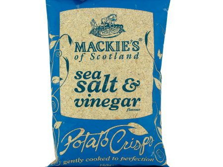 Mackie s Sea Salt and Vinegar Flavoured Potato Crisps 150g For Cheap