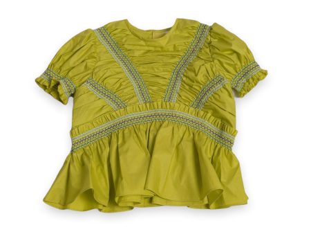 PIA SUNRAY SMOCKED BLOUSE Online now