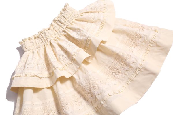 BRITTANY SMOCKED TIERED SKIRT Supply