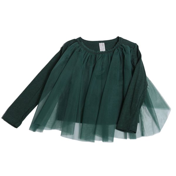 CLASSIC TULLE OVERLAY T-SHIRT Online Hot Sale