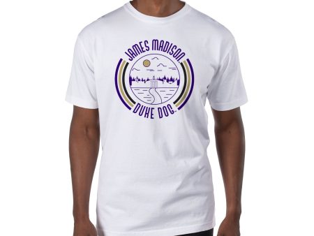 USCAPE James Madison University  90s Flyer Short Sleeve Tee, White Online Hot Sale