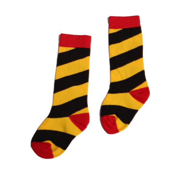 DIAGONAL COLOR BLOCK SOCKS Fashion