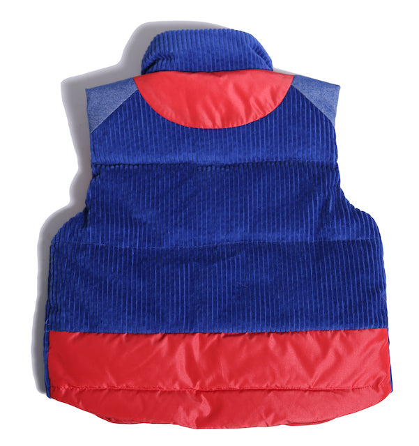 PATCHWORK DOWN FILLED VEST Fashion