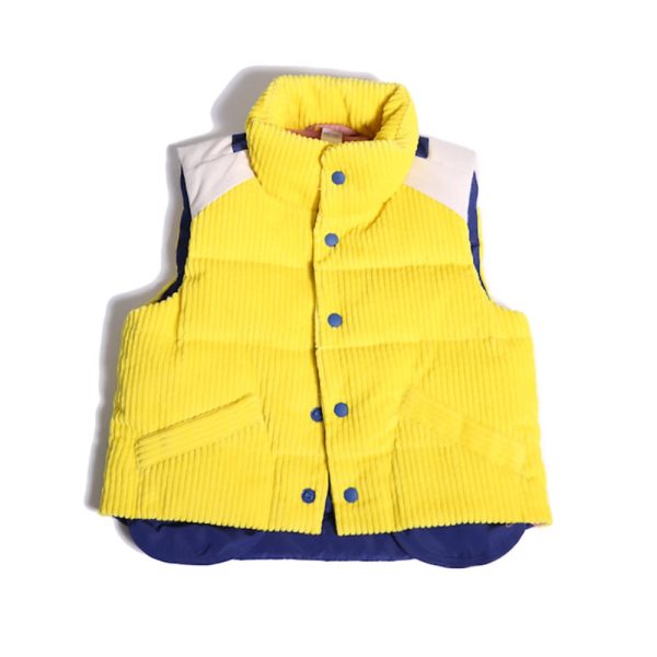 PATCHWORK DOWN FILLED VEST Online now