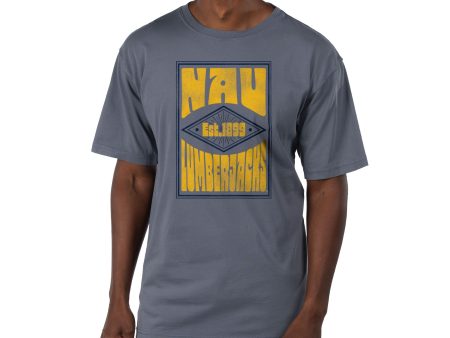 USCAPE Northern Arizona University Poster Short Sleeve Tee, Blue Hot on Sale