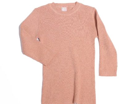 3 4 SLEEVE RIBBED CREW NECK Online Sale