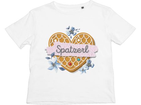 Girl s Bavarian Graphic T-Shirt  Spatzerl  gingerbread heart & floral print - 5 colours Cheap