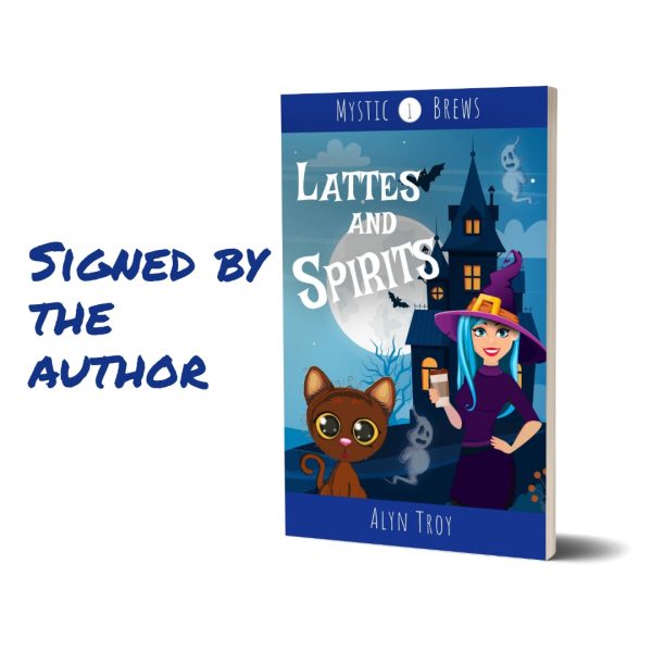 Signed Copy Lattes and Spirits MB#1 PAPERBACK Online Sale