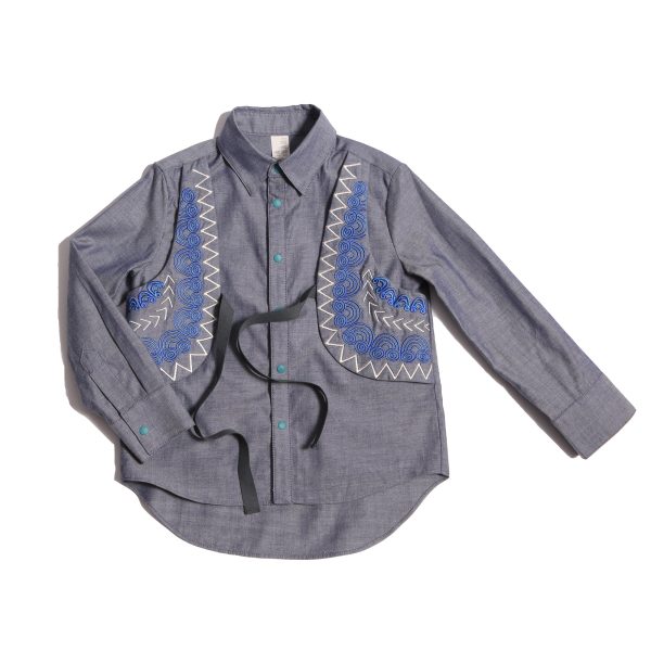 MALOK EMBROIDERED VEST SHIRT Supply