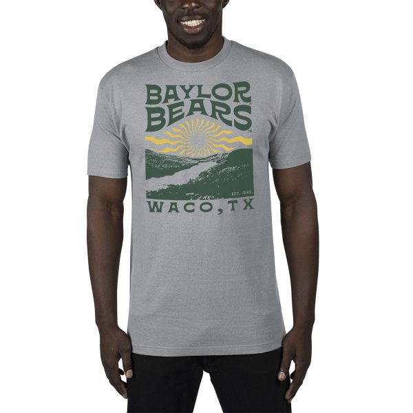 USCAPE Baylor University Sunburst Renew Short Sleeve Tee, Stormy Grey Online now