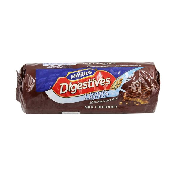 McVitie s Digestives Light Milk Chocolate Cookies 300g For Cheap