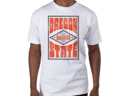 USCAPE Oregon State University Poster Short Sleeve Tee, White Supply