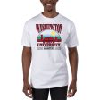 USCAPE Washington State University Stars Short Sleeve Tee, White Hot on Sale