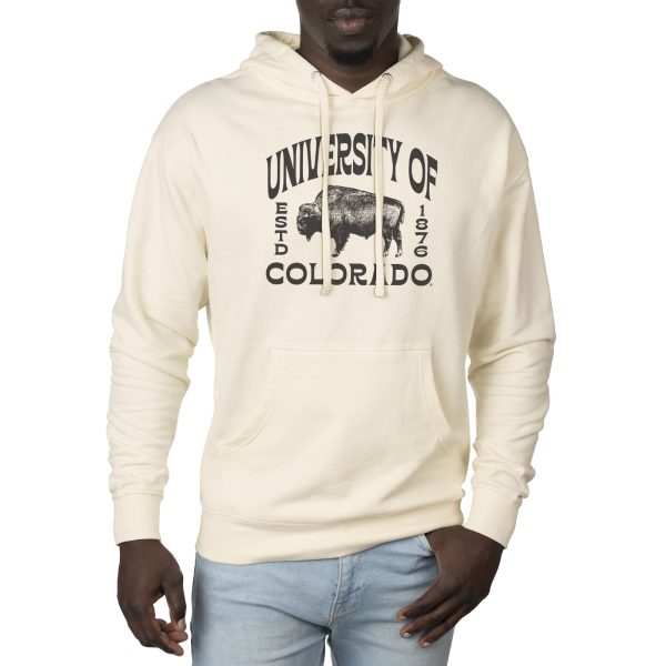 USCAPE University of Colorado Boulder Wilder Hoodie, Bone For Cheap