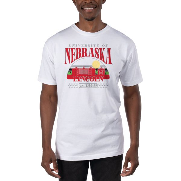 USCAPE University of Nebraska Stars Short Sleeve Tee, White Online