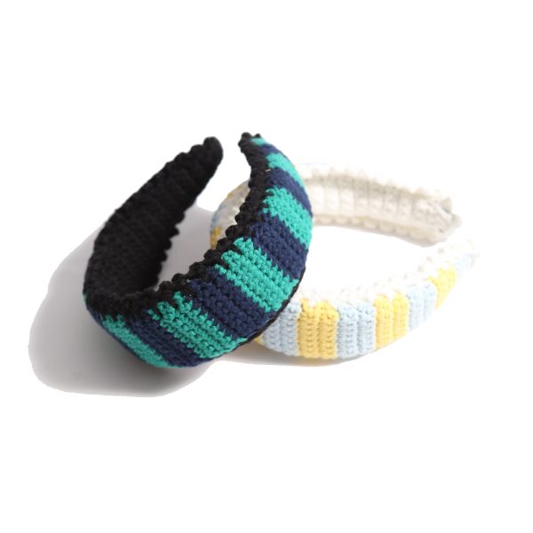 COLORBLOCK CROCHET HEADBAND Online Sale