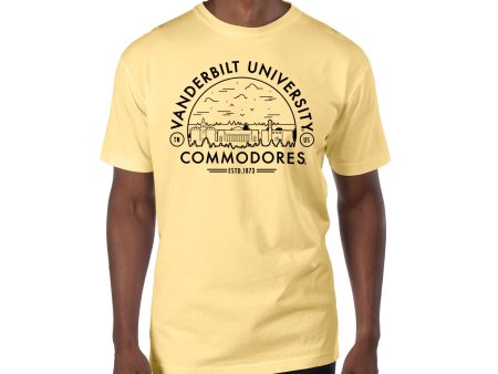 USCAPE Vanderbilt University Voyager Short Sleeve Tee, Lemonade Sale