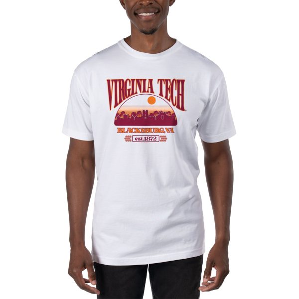 USCAPE Virginia Tech Stars Short Sleeve Tee, White Supply